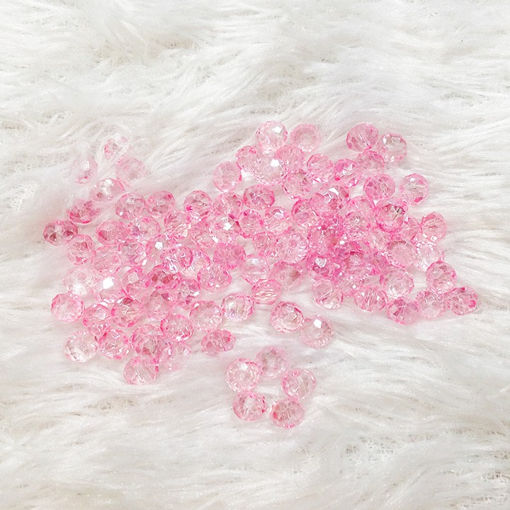 30 PCs 6mm 6mm mix color crystal rhinestone beads charms bracelet jewelry making apparel luxury