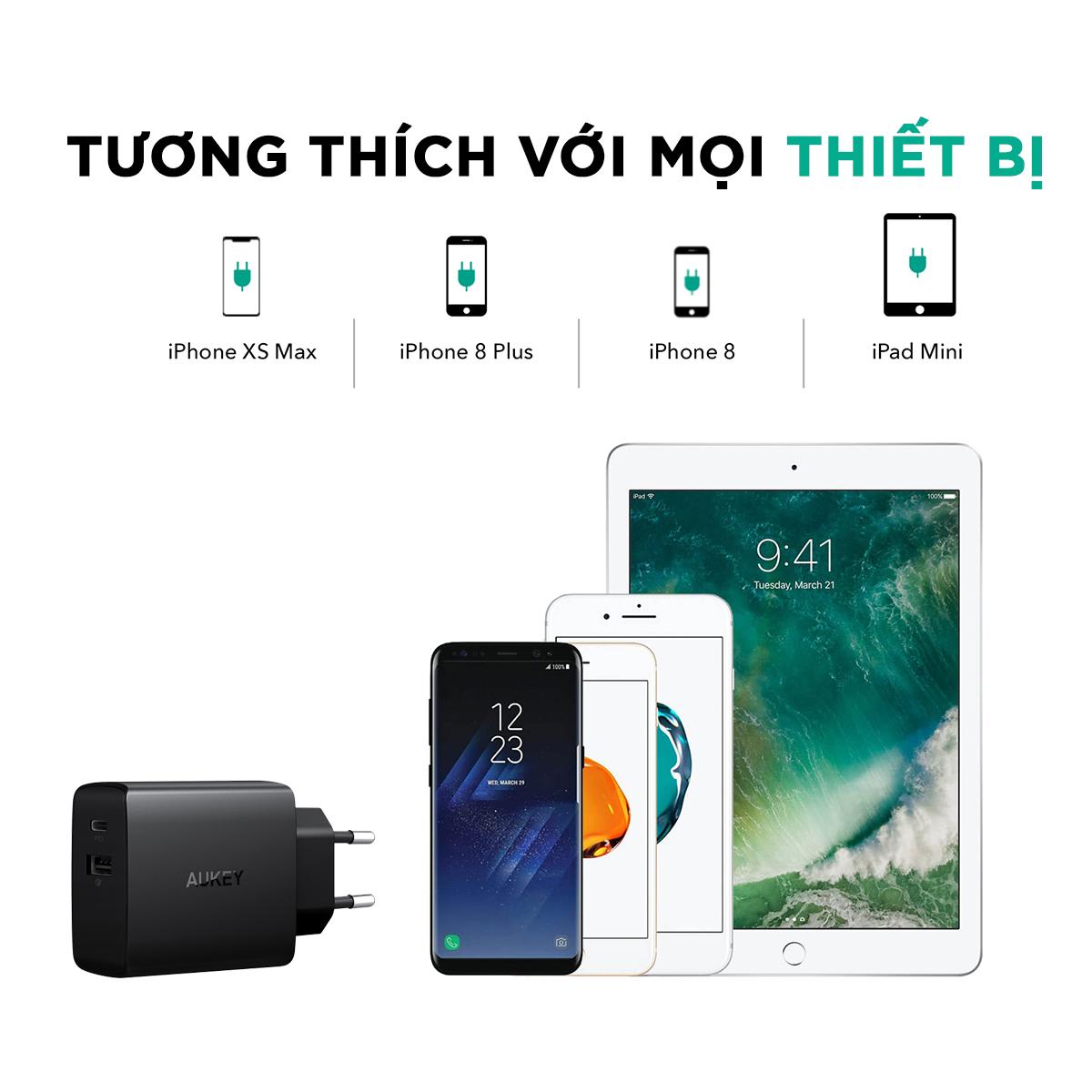 Cốc sạc Aukey PA-Y17