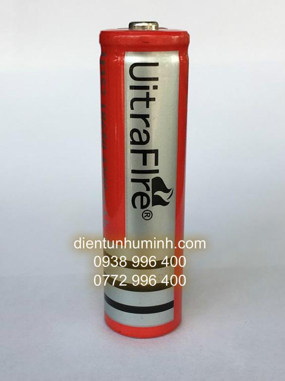 Pin sạc 3.7V / 4.2V H352 18650 4200mAh Uitraflre Đỏ ( Đầu Lòi ) cho sạc dự phòng, đèn pin, đồ chơi