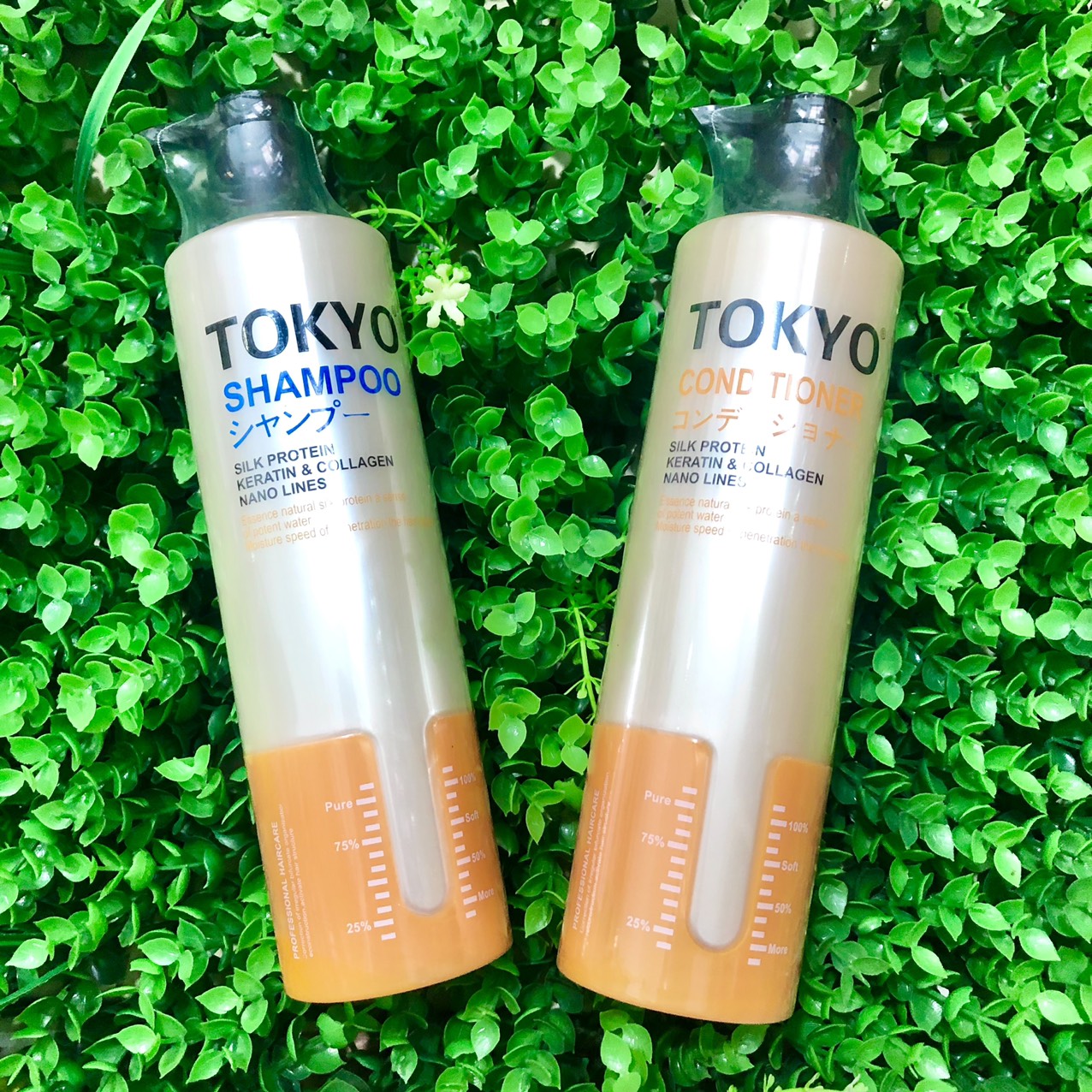 Cặp dầu gội xả TOKYO phục hồi siêu mềm mượt 600mlx2