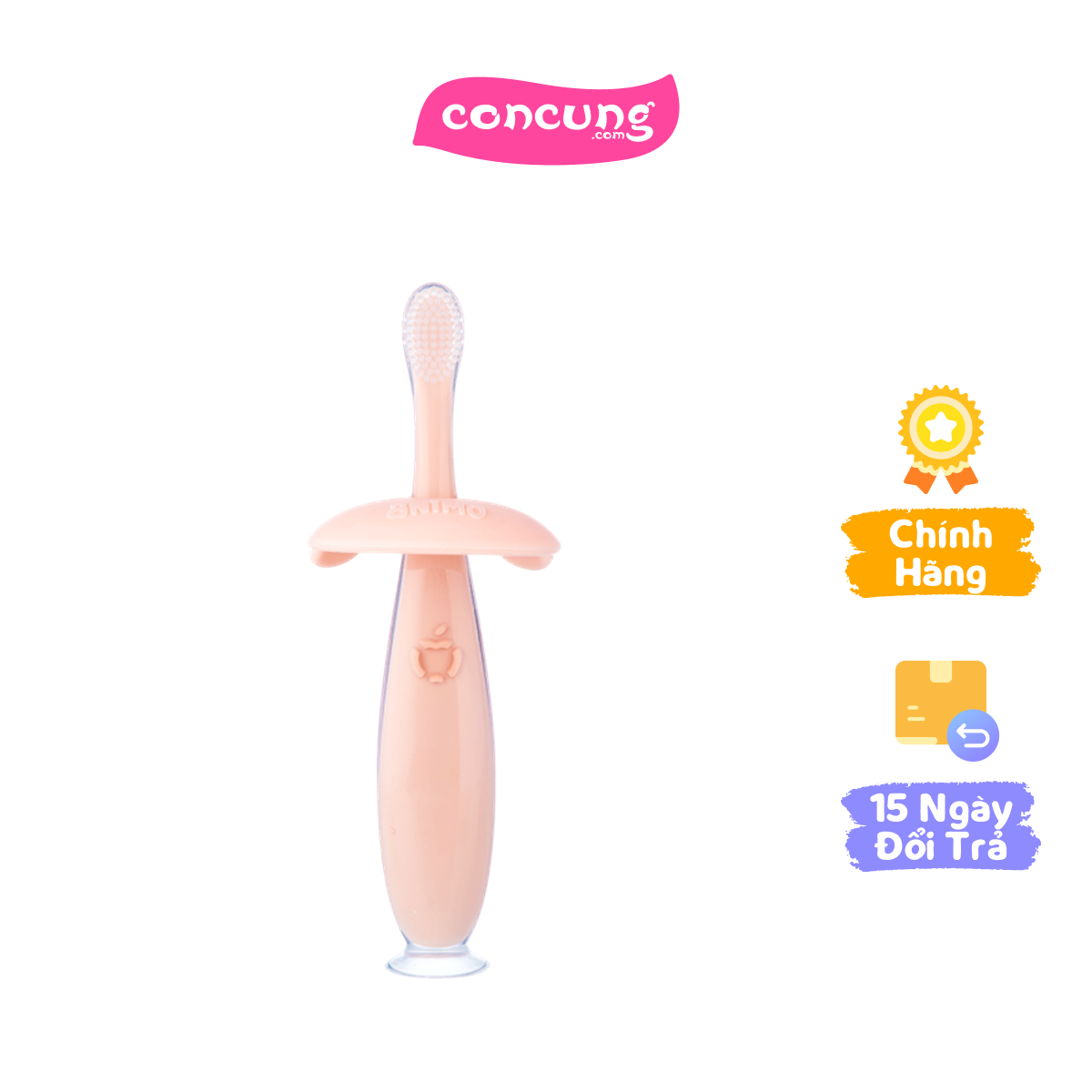 Bàn chải silicone chống hóc cho bé Animo