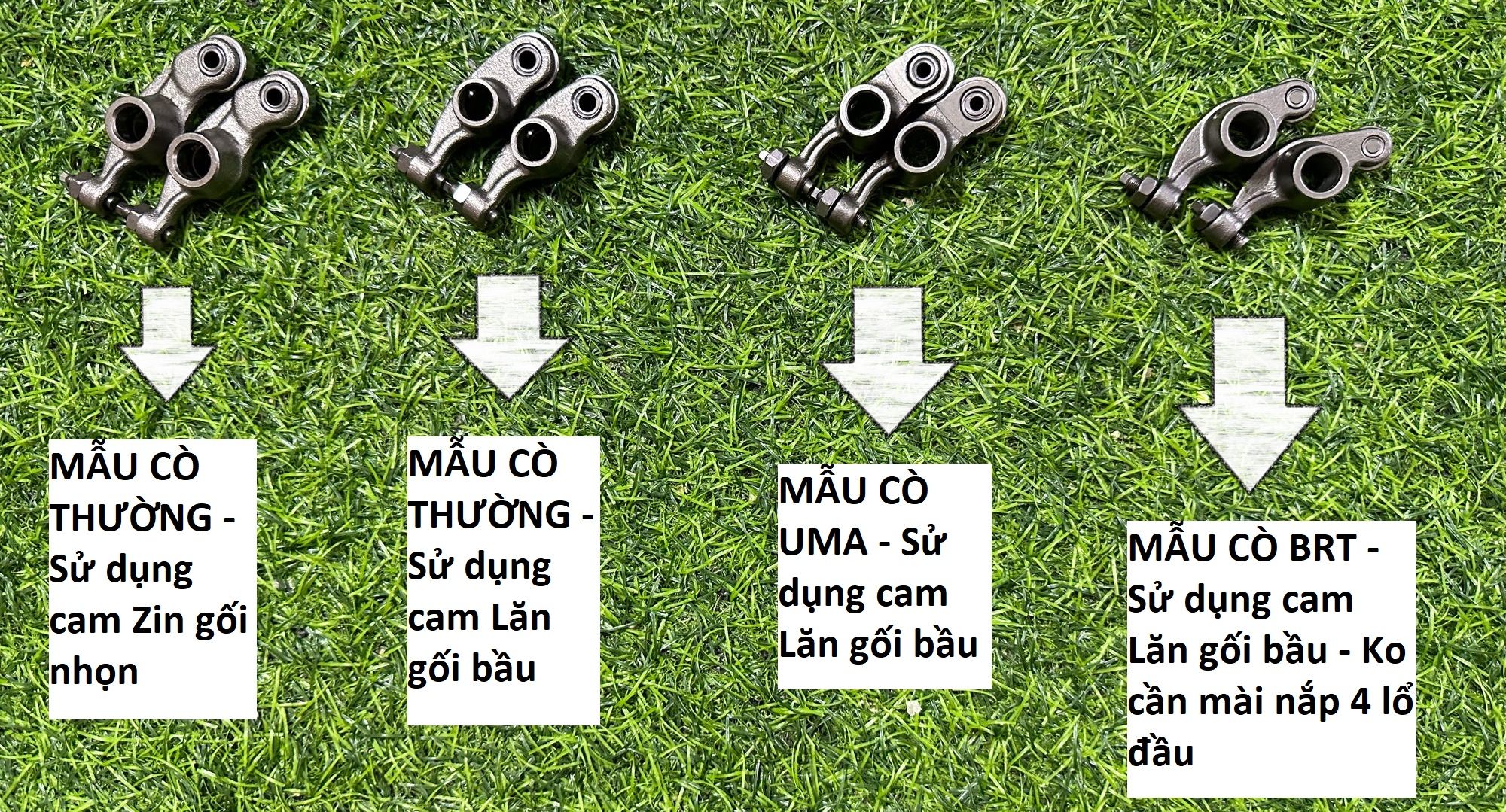 Cò lăn mẫu BRT/UMA/Thường dành cho xe Dream Wave