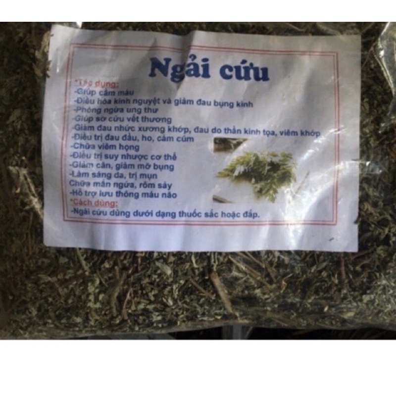 1kg lá ngải cứu khô hàng loại 1 .