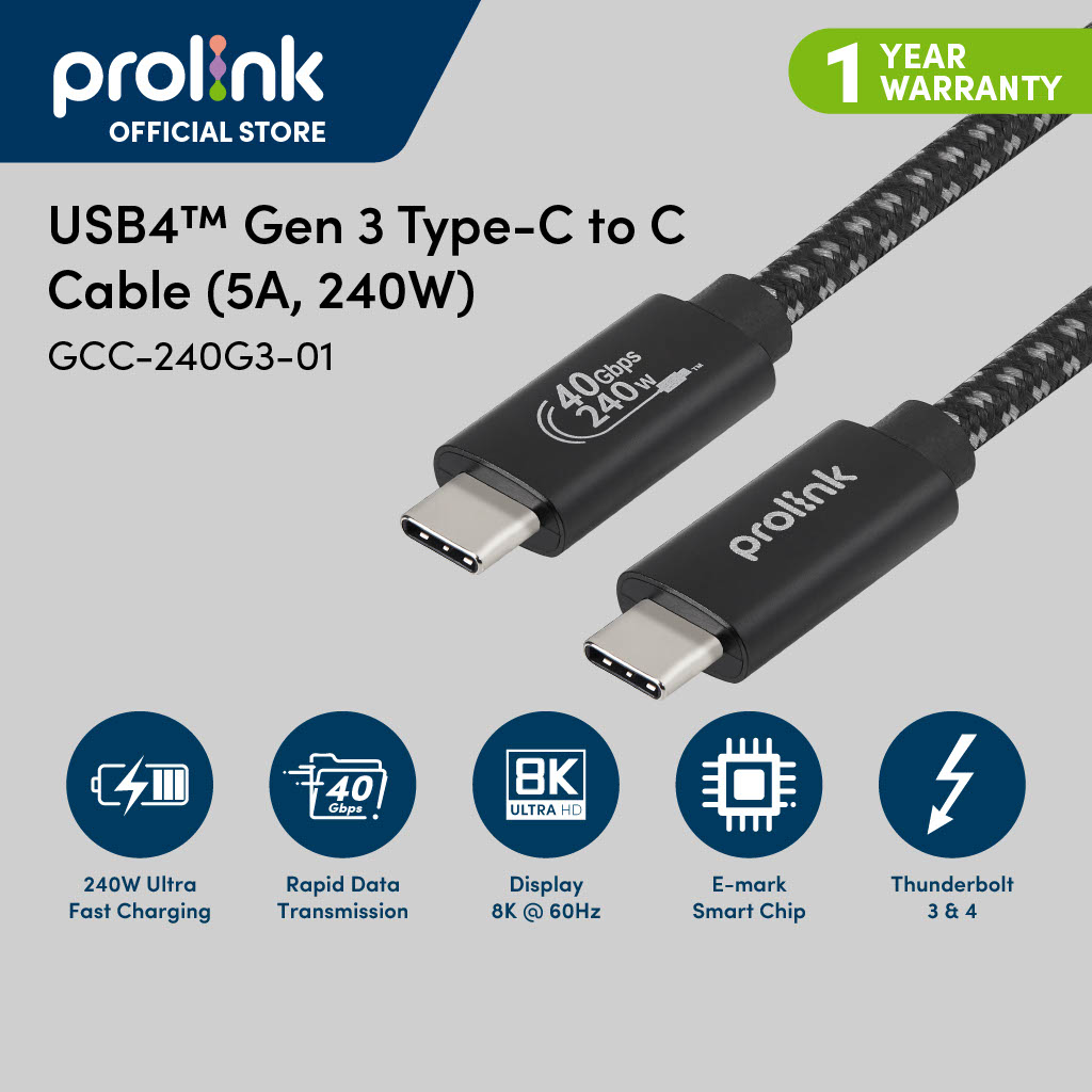 Prolink USB-C to USB 3.0 + HDMI + USB-C