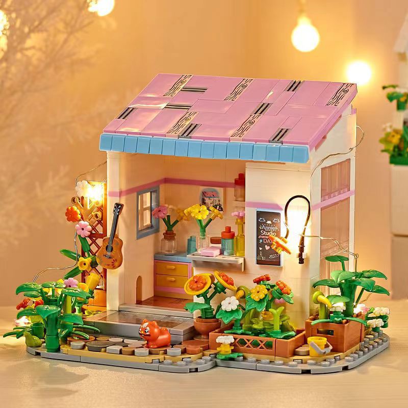 MÔ HÌNH LẮP RÁP NHÀTHỊ TRẤN CỔ TÍCH ( FAIRY TALE TOWN)