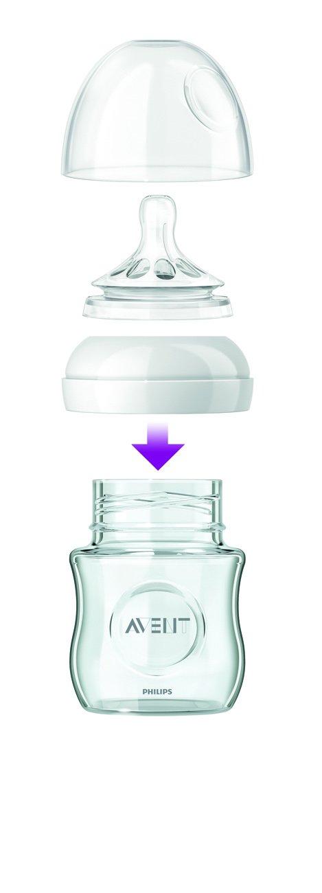 Bình sữa thủy tinh hiệu Philips Avent 120ml (SCF671/13)