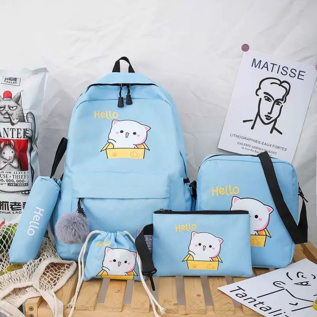 Balo nữ set combo 4 món