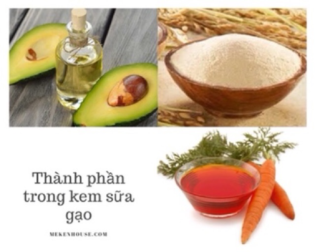 KEM GẠO THIÊN NHIÊN MẸ KEN
