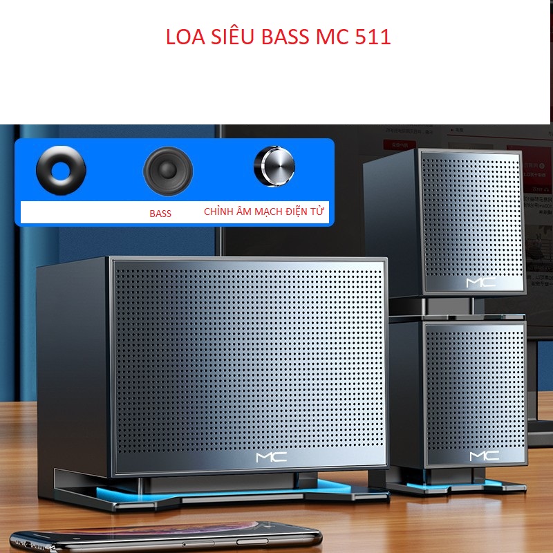 Loa Bluetooth 5.0 MC CS 511 BẢO HÀNH CHÍNH HÃNG 1 ĐỔI 1