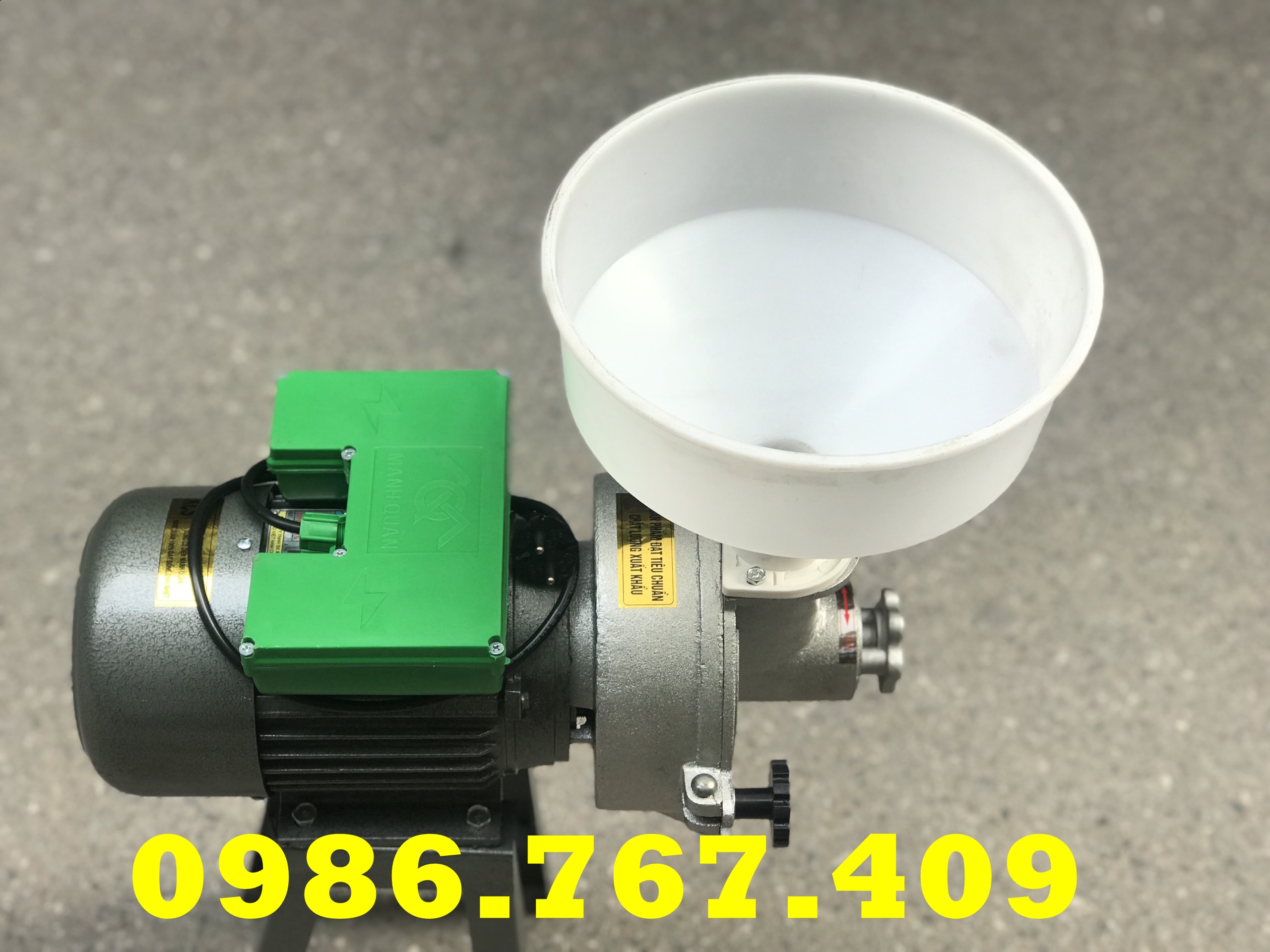 Máy xay bột gạo nước 2 mặt đá mài siêu mịn