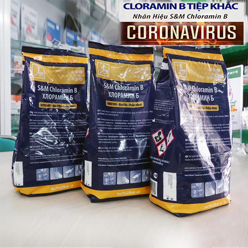 BỘT KHỬ KHUẨN CLORAMIN B 25% - 1KG [Hàng nhập khẩu SÉC]