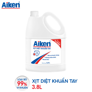 MỚI Nước diệt khuẩn tay Aiken 3.8L thumbnail