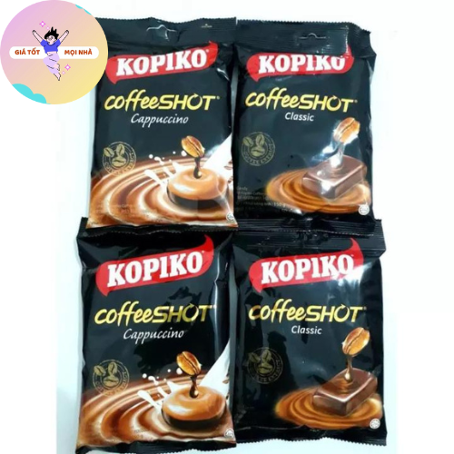 Kẹo Cà Phê Kopiko vị cà phê/ cà phê sữa 135gram