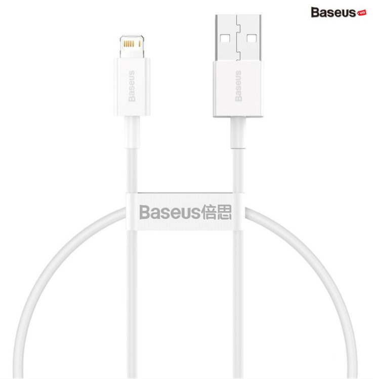 [BH 12 Tháng] Dây Cáp sạc lightning Baseus Superior Series Fast Charging Data Cable cho iPhone/ iPad (2.4A, 480Mbps, Fast charge, ABS/ TPE Cable)