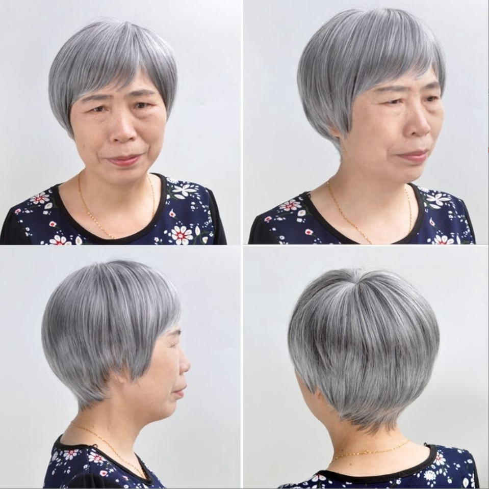 [TẶNG LƯỚI] Tóc giả nữ trung niên Hàn Quốc cao cấp - TG40