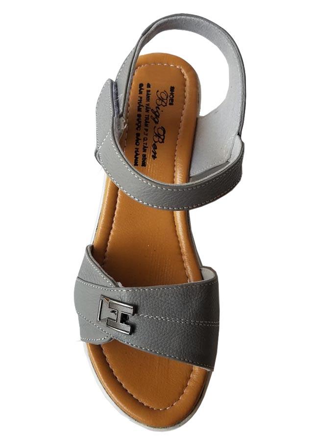 Sandal Xuồng Nữ BIGGBEN Da Bò Thật SDXB10