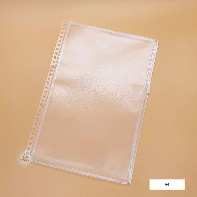[HCM]TÚI ZIP CHO PLANNER NHIỀU LỖ