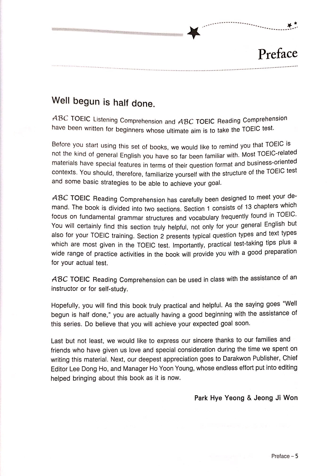Fahasa - ABC TOEIC RC - Reading Comprehension (Không CD)