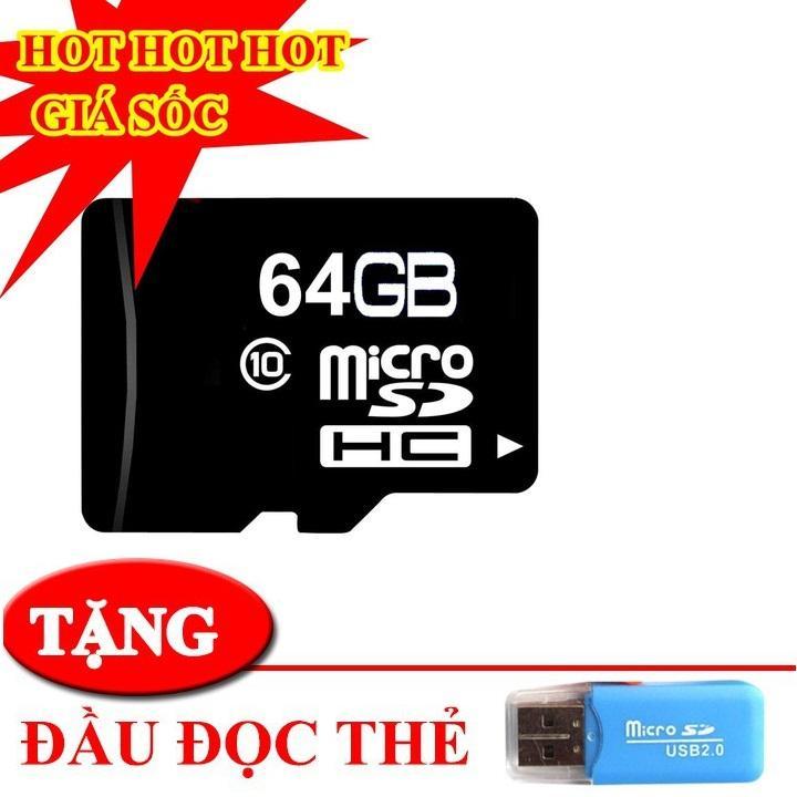 Thẻ nhớ Micro SD 64Gb U3 Class 10 Tốc độ cao siêu bền