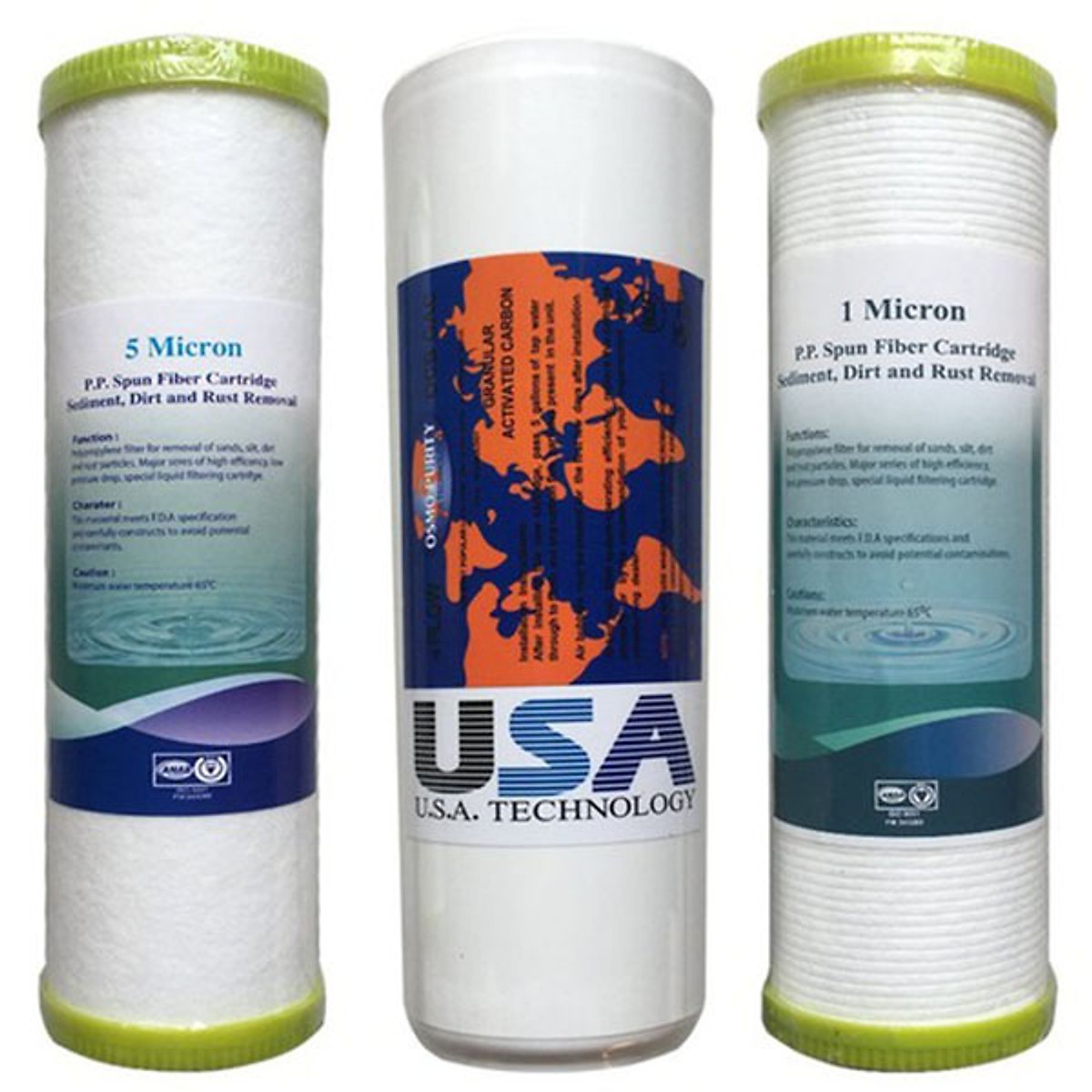 Ro Water Filter Core Set 1,2,3,4 Ro