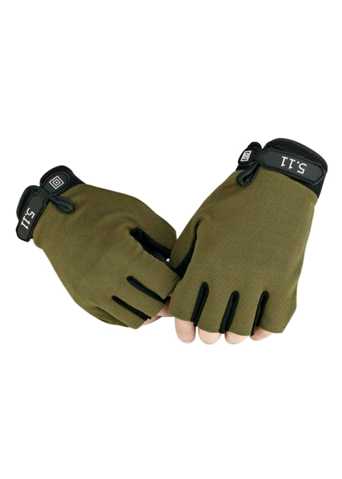 Găng Tay Cụt 5.11  Xanh