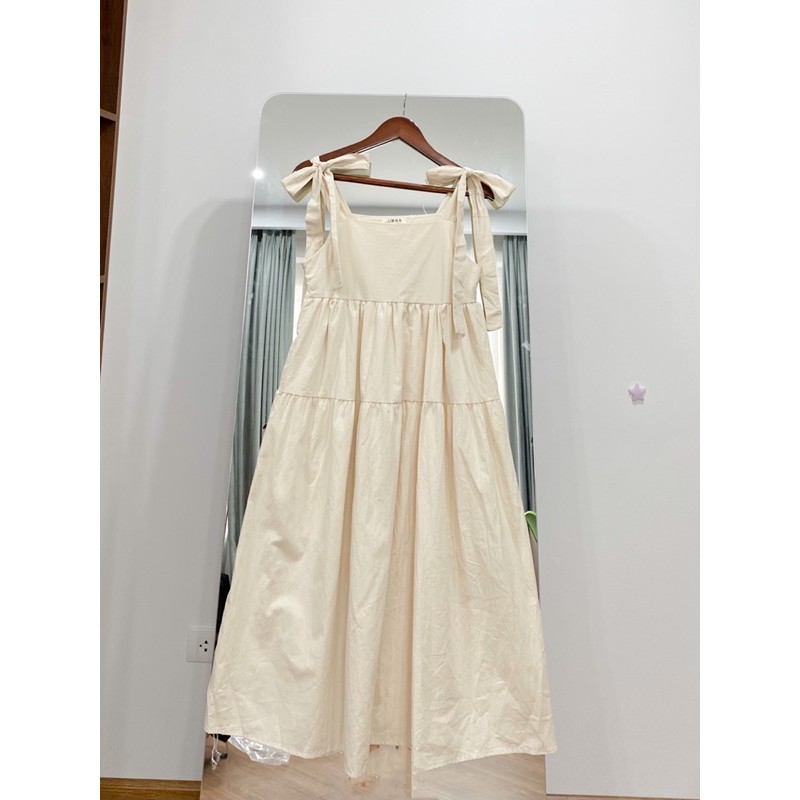 Váy babydoll dáng dài mẫu váy 2 dây bản to - Chân váy | ThờiTrangNữ.vn