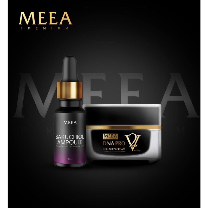 Combo Tinh Chất BAKUCHIOL AMPOULE - Kem Face DNA PRO COLLAGEN MEEA