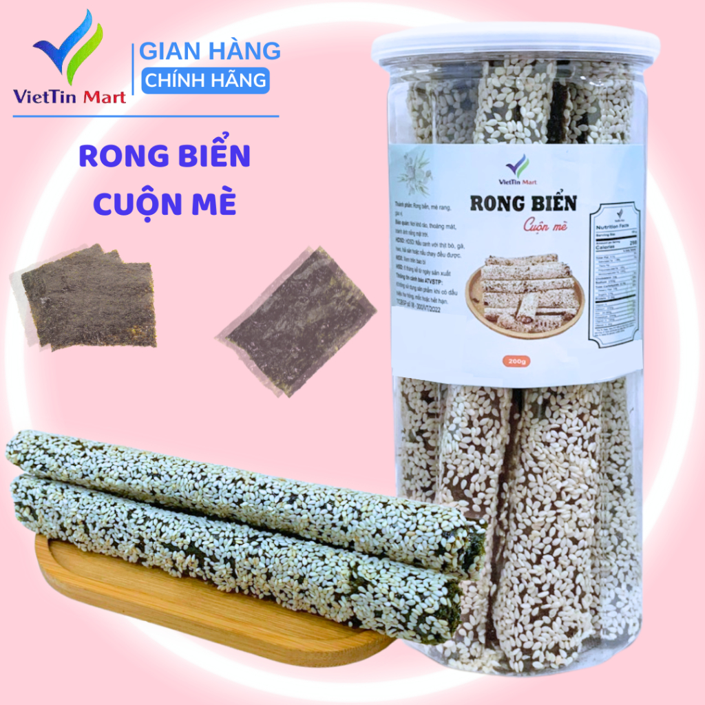 200G Rong Biển Cuộn Mè| Viettinmart