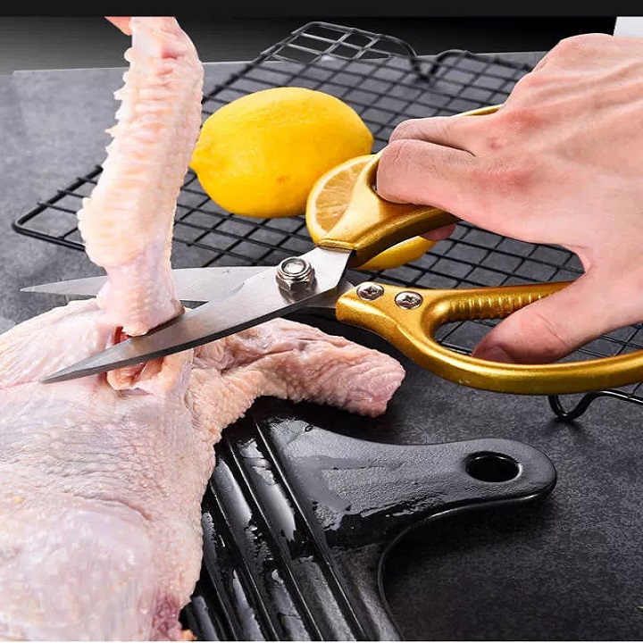 Kéo Nhật Đa Năng SK5 Siêu Bén cắt gà cắt xương ok cán kim loại ko phải cán nhựa Kéo Sắt Cắt Gà Nhật Bản SK5