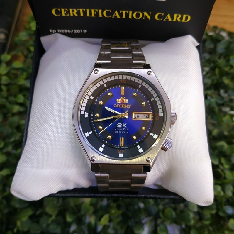 Đồng Hồ Orient Sk Nam Automatic Japan Màu Xanh Biển + Thẻ Bảo Hành