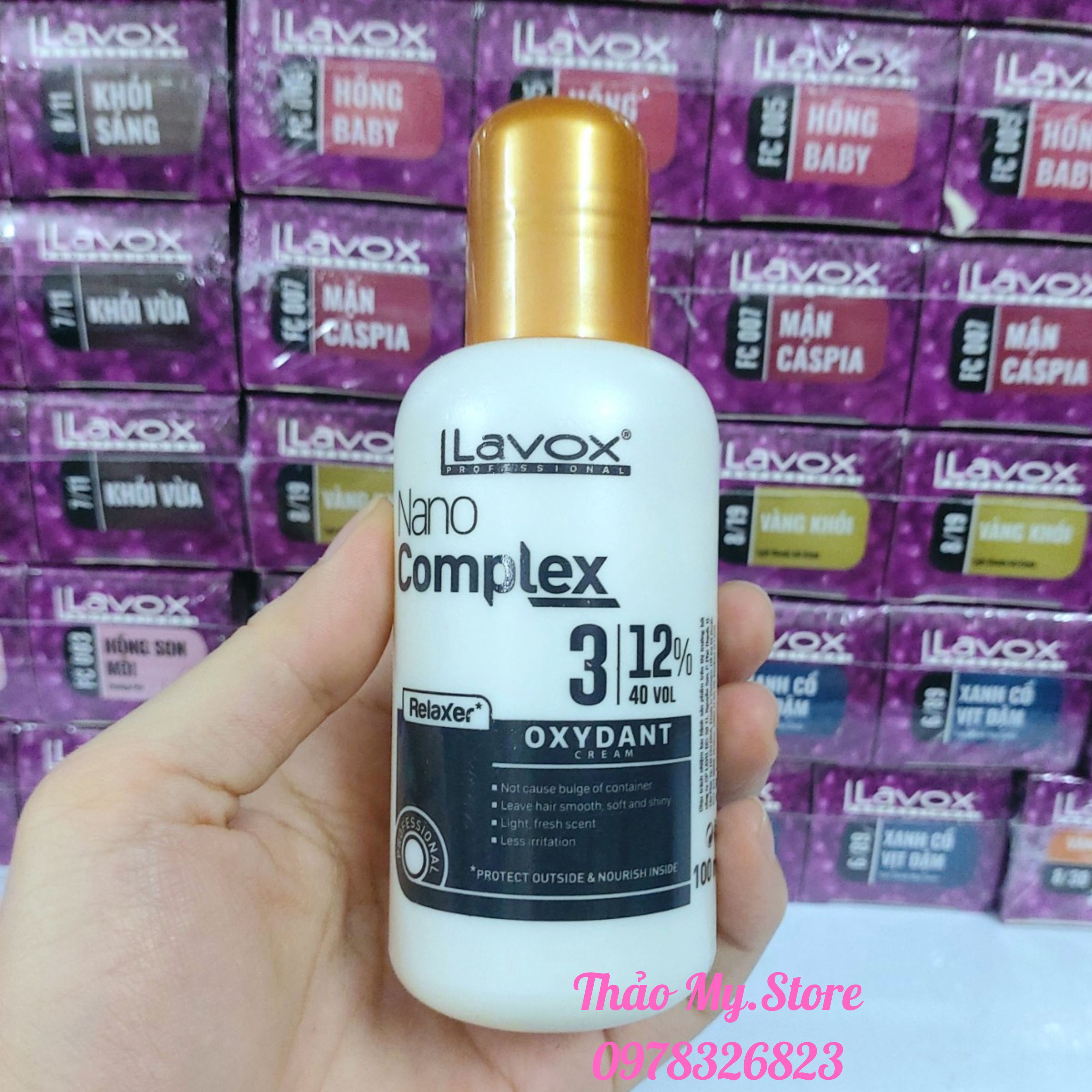 Oxy Nhí Trợ Nhuộm Siêu Dưỡng Lavox Nano Complex 100ml (6%, 9%, 12%)