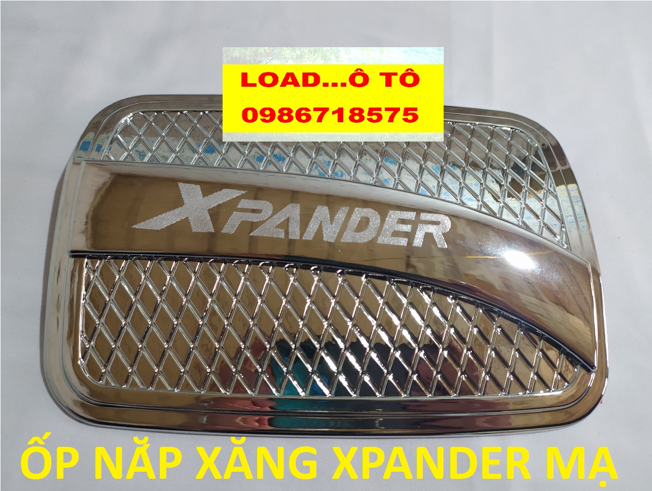 Nắp xăng xe xpander 2023-2018 nhựa abs mạ crom