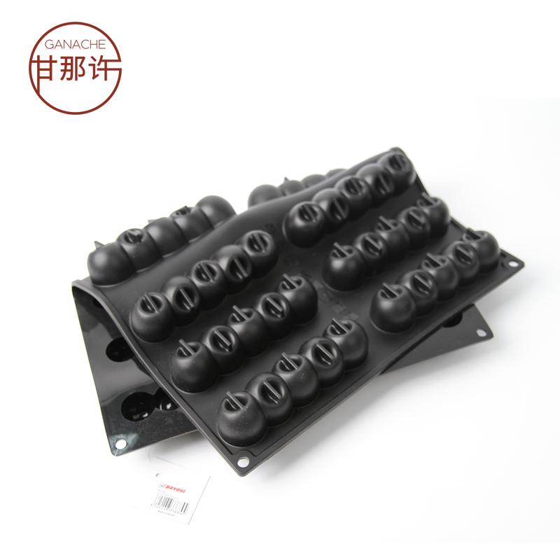 Gan Đó Xu Ý Bánh Bánh Mousse Bộ Tạo Khuôn Hình 14 THẬM CHÍ Hoa Nhỏ Dạng Sợi Dài Nướng Silicone Bộ Tạo Khuôn Hình