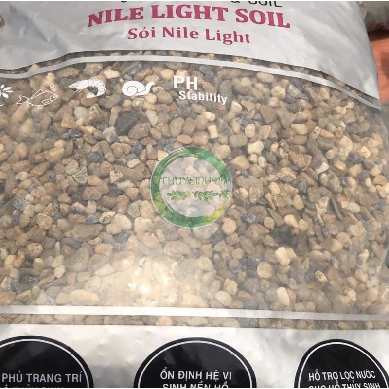 Sỏi Nile Light - sỏi sông Nile - trang trí bể cá bể thuỷ sinh