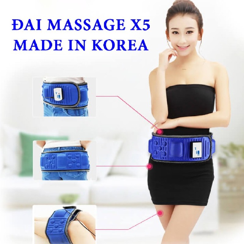 Đai Masage Giảm Mỡ Bụng, Đai Masage Giảm Mỡ Toàn Thân Mua Ngay Đai Masage X5 Cao Cấp Đánh Tan Mỡ Bụng SALE 50% BH Uy Tín Lỗi 1 Đổi 1