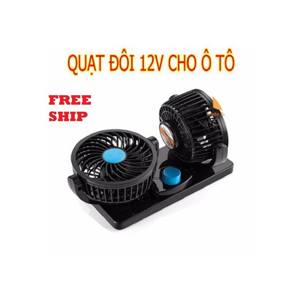 QUẠT ĐÔI OTO 12V