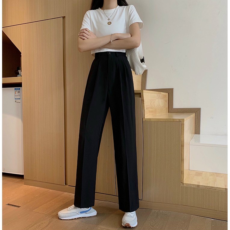 Quần baggy vải ông rộng