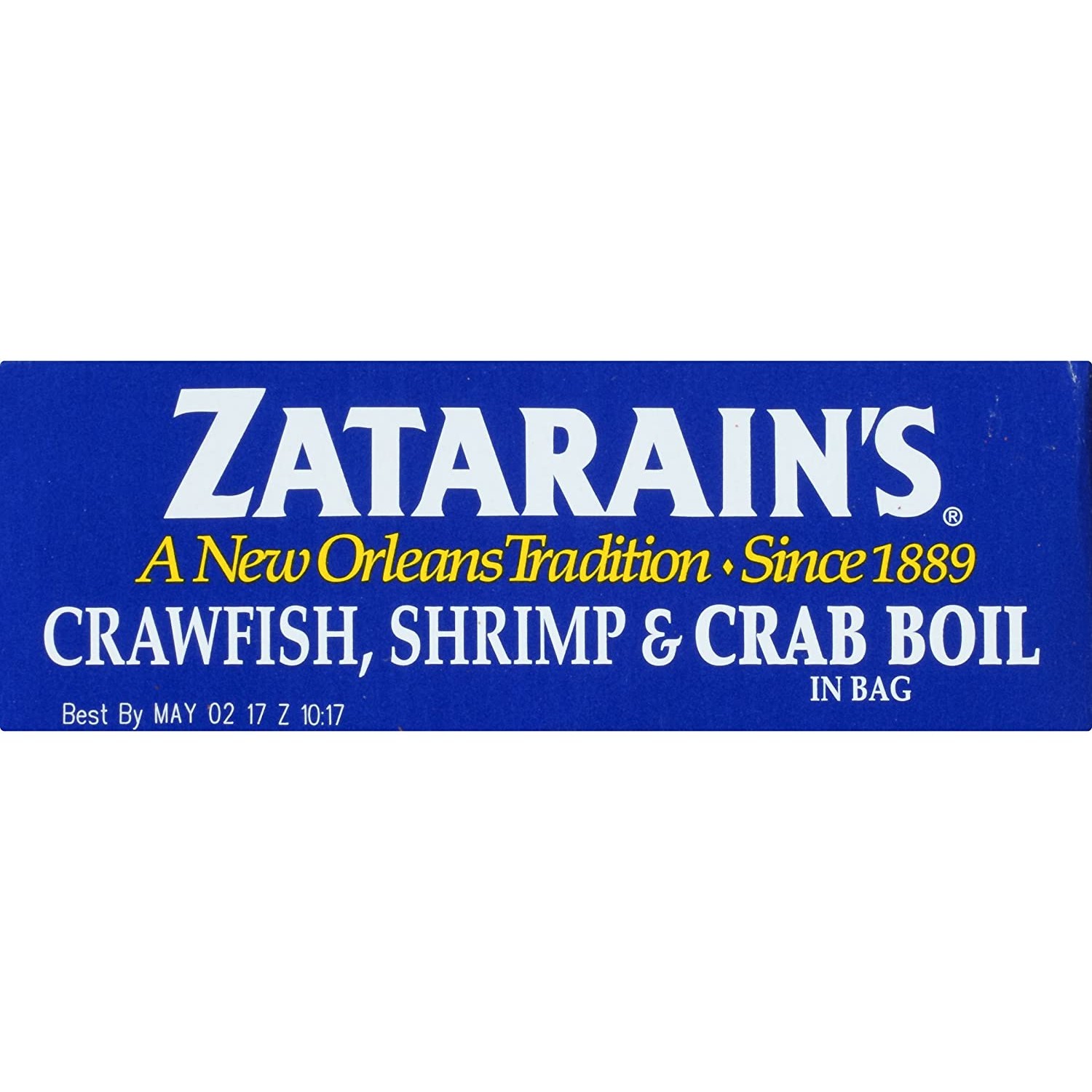 [HCM]BỘT GIA VỊ NẤU HẢI SẢN Zatarains Crawfish Shrimp & Crab Boil 85g