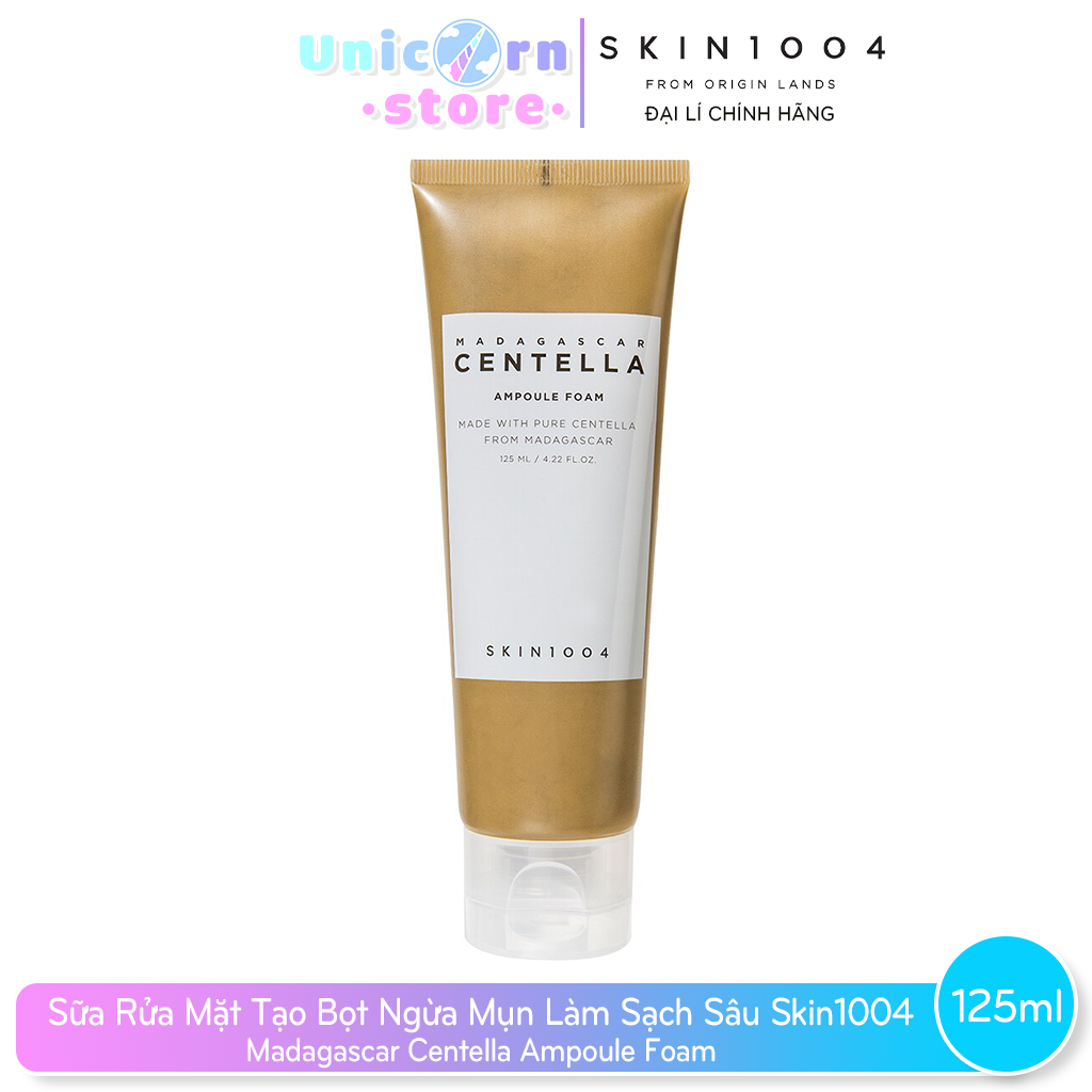 Sữa Rửa Mặt Tạo Bọt Ngừa Mụn Làm Sạch Sâu Skin1004 Madagascar Centella Ampoule Foam 125ml