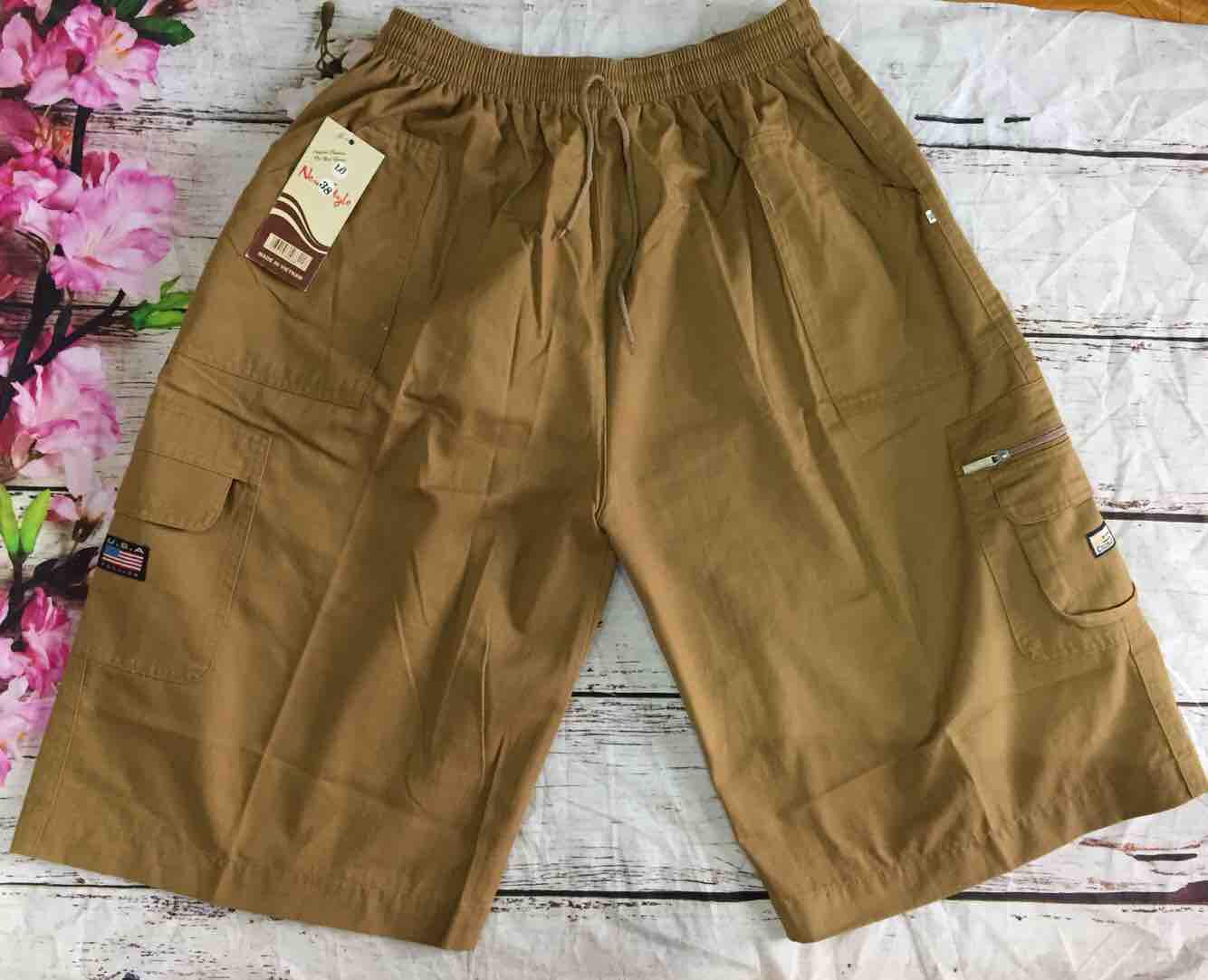 QUẦN KAKI LỬNG NAM PHOM RỘNG 50KG-90kg