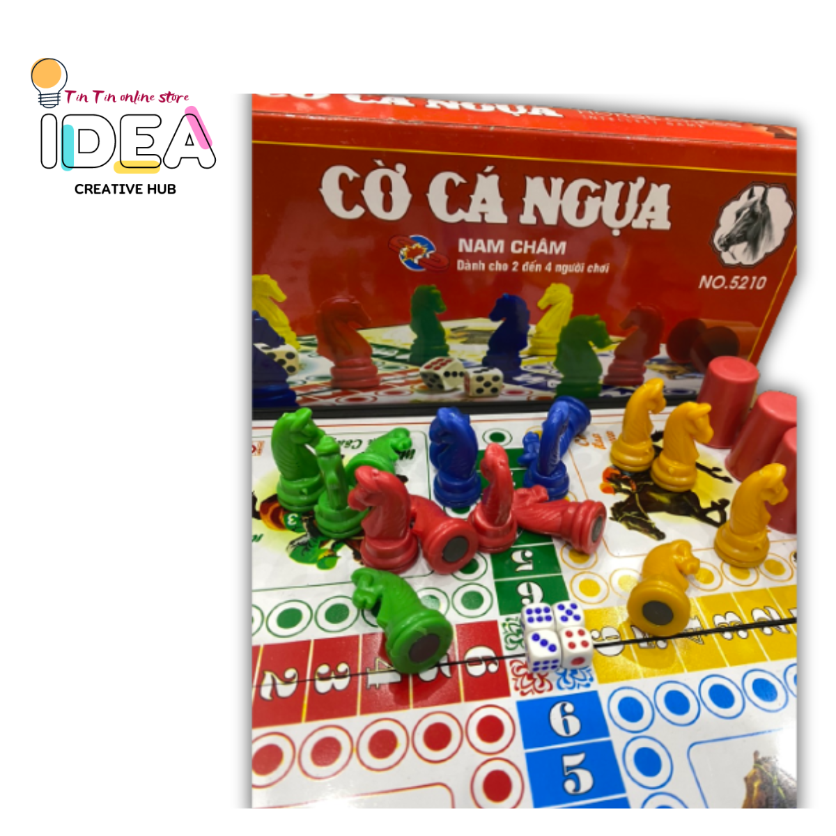 Bộ Cờ Cá Ngựa Nam Châm - Tin Tin Store