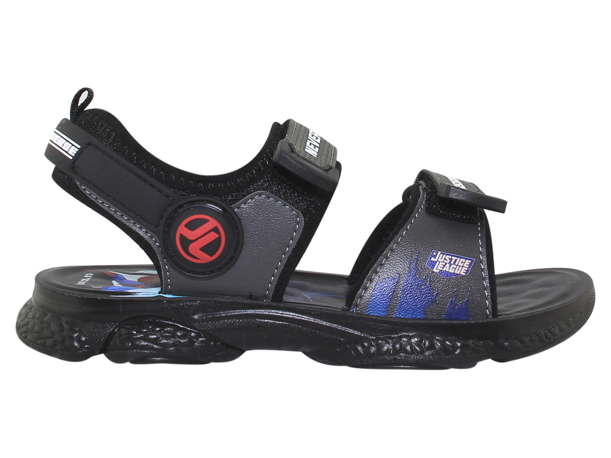 Sandal đế bằng bé trai Bita's SJUBY.10 (Đen + Xám + Xanh dương)