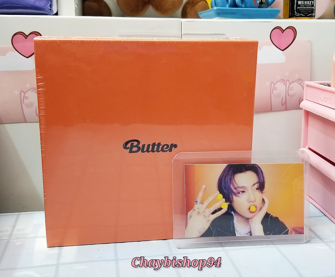 Album BTS Butter (hàng chính hãng tặng kèm Toploader bảo vệ card)
