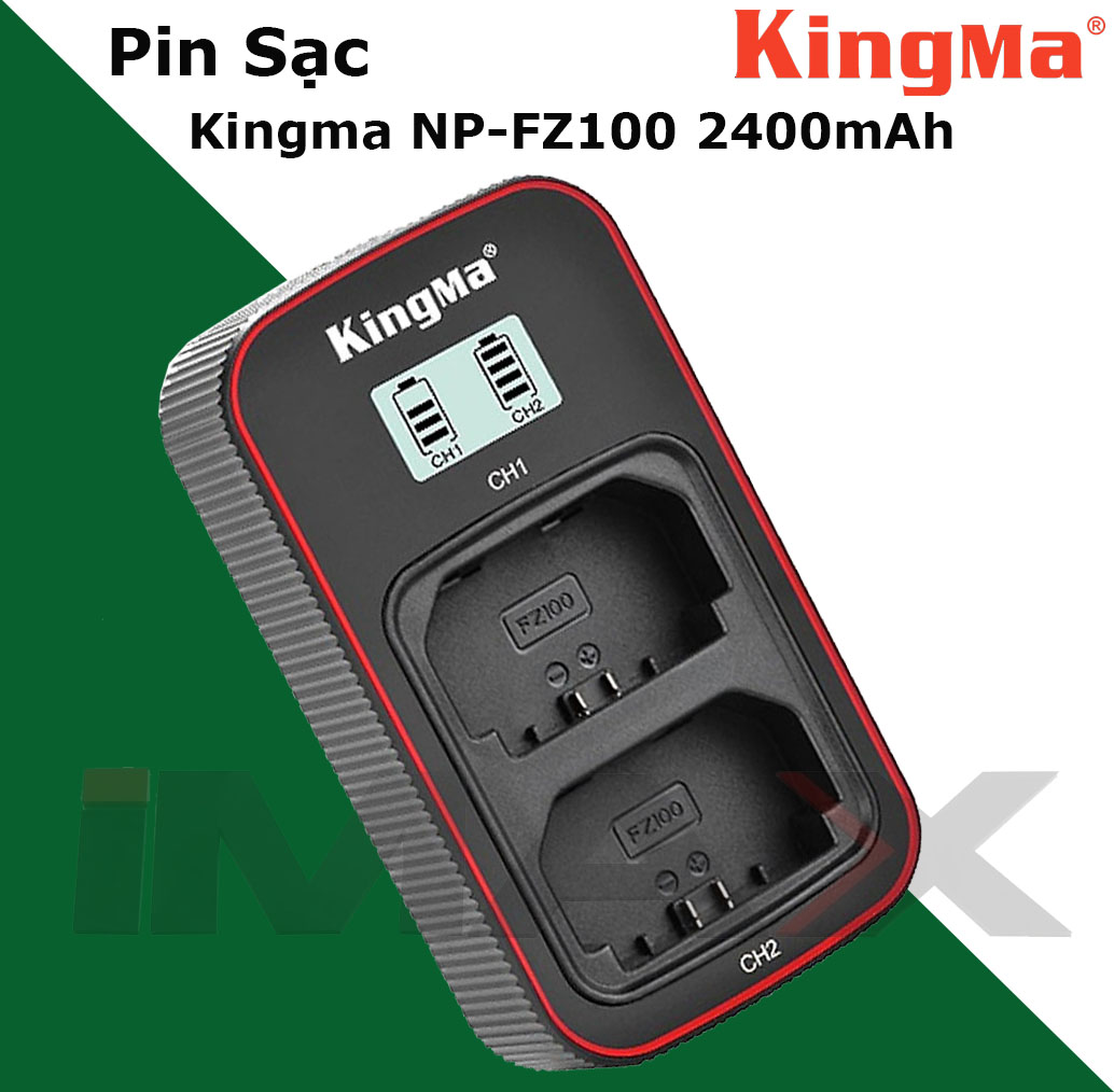 Pin và sạc kingma ver 4 for sony np-fz100 dung lượng cao 2400mah
