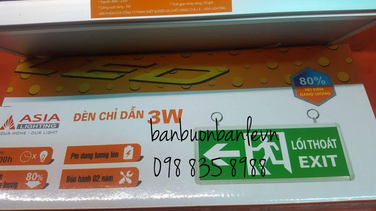 Đèn chỉ dẫn Lối thoát hiểm 2 mặt - ASIA