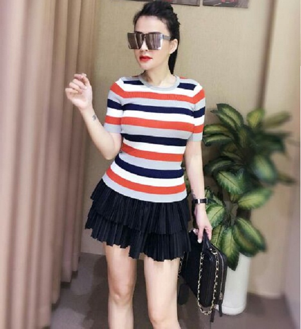 Chân váy DẬP LY 2 TẦNG