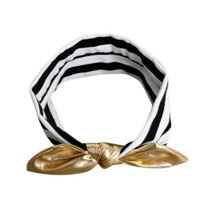 [HCMC] cute yellow striped baby headband