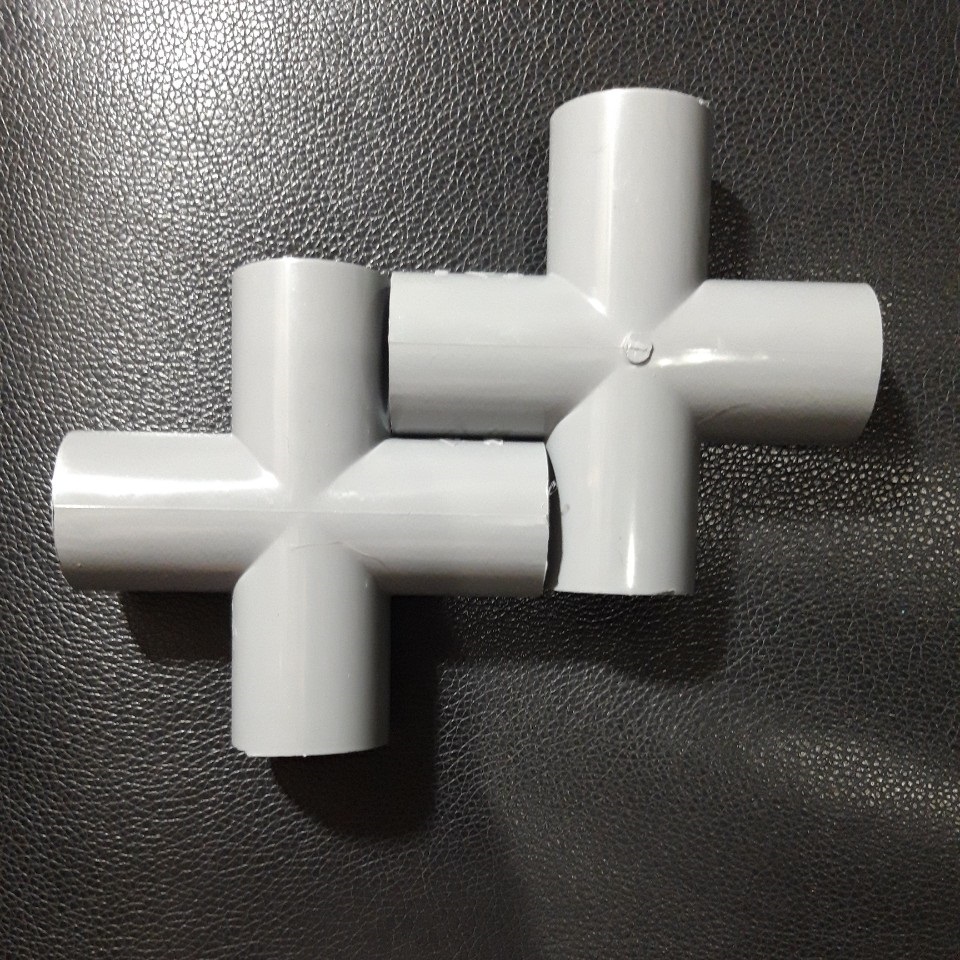 Chữ thập nhựa PVC phi 27 (nhựa Siêu Thành)