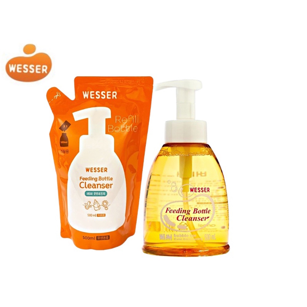 Nước rửa bình sữa Wesser 500ml