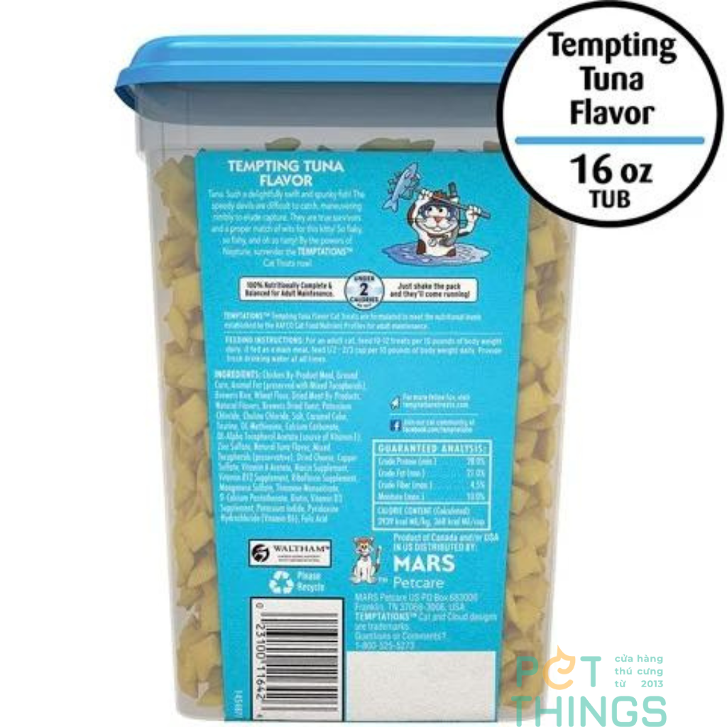Bánh thưởng cho mèo Temptations 454g